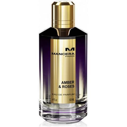 Mancera amber & roses eau de parfum unisex 120 ml