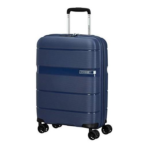 American Tourister linex, bagagli valigia unisex adulto, blau (deep navy), s 55 cm - 34 l