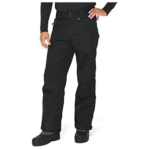 Arctix pantaloni da sci isolati mountain, neve uomo, nero, x-large (40-42w 30l)
