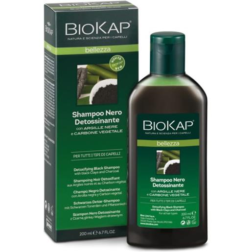 BIOS LINE SpA biokap bellezza shampoo nero detossinante 200 ml biosline
