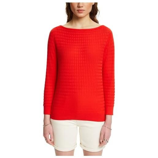 ESPRIT 014ee1i310 maglione, 630/rosso, s donna