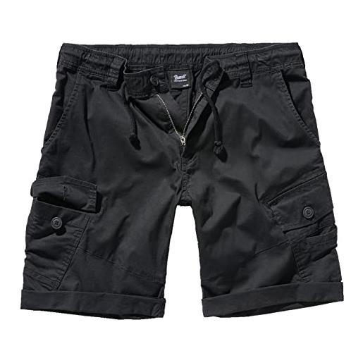 Brandit tray vintage shorts pantaloncini, nero, xxl uomo