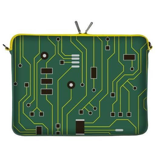 Digittrade ls125-15 green it notebook sleeve laptop neopren case custodia portatile borsa involucro protettivo 39,6cm (15,4 - 15,6 pollice) verde