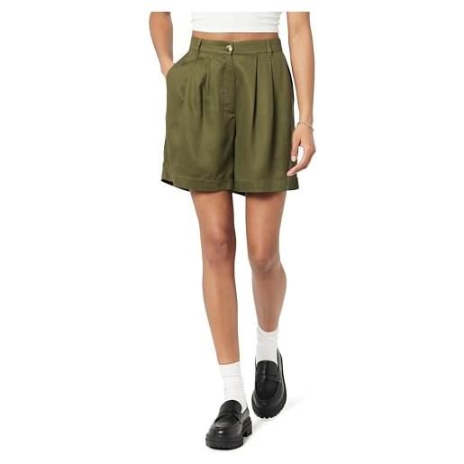 The Drop rios relaxed pleated shorts pantaloncini, nero, xl