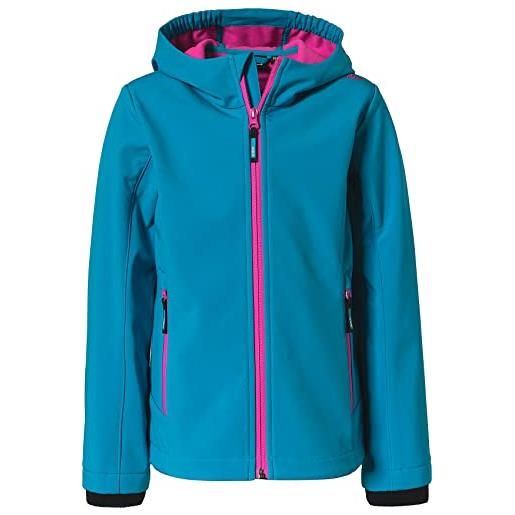 CMP softshell jacket with clima. Protect wp 7,000 technology, girl, hawaian-purple fluo, 110