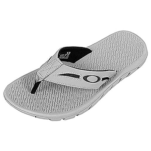 Oakley infradito operative sandal 2.0, uomo, grigio pietra, 43 eu
