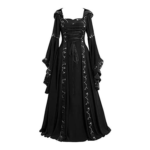 Generic abito da pavimento cosplay vintage medievale rinascimentale abito da donna gotico da donna vestito da donna lungo
