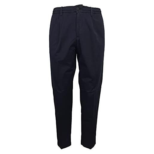 WHITE SAND pantalone uomo blu art su07 83 steve made in italy 97% cotone 3% elastan (52)