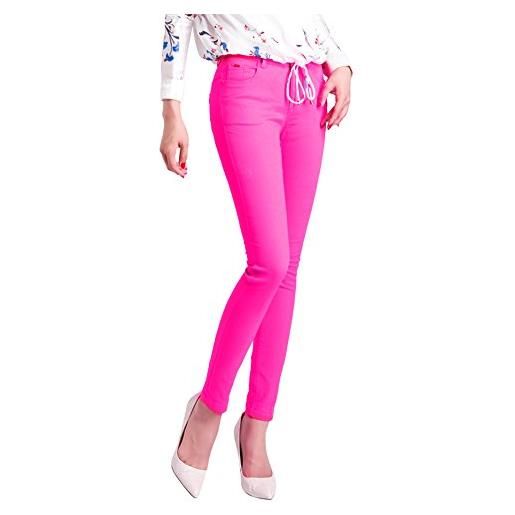 Demon&Hunter 822 series donna rise demi curve skinny jeans dh8022r(rosa/30)
