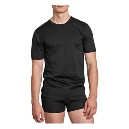 GICIPI t-shirt intima in filo di scozia da uomo maniche corte mde in italy (it, testo, xl, regular, regular, bianco)