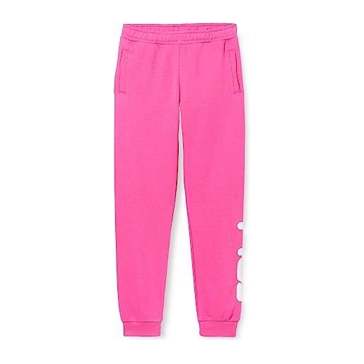 Fila songe pantaloni eleganti da uomo, fucsia viola, 134 cm-140 cm unisex-bambini e ragazzi