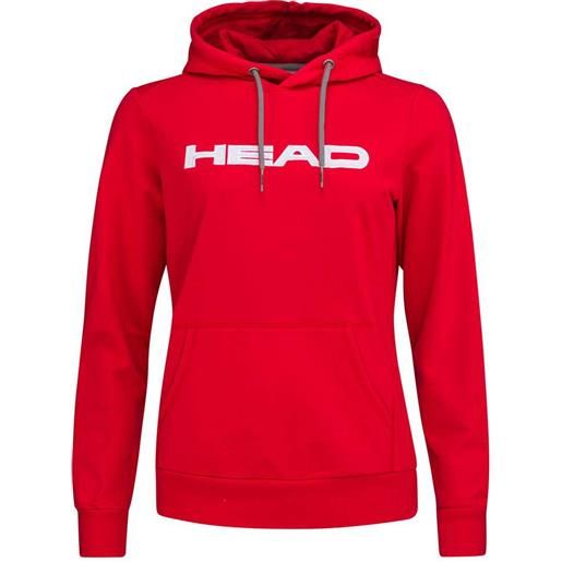 Head Racket club rosie hoodie rosso l donna