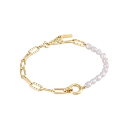 ANIA HAIE bracciale bracelet pearl power b043-02g ladies mid-38003 marca, única, metallo, nessuna pietra preziosa
