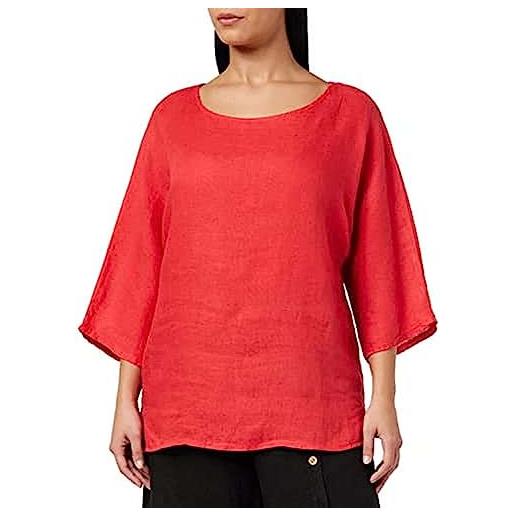 Bonateks bdlsc101434-n blouse, colore: rosso, 46 donna