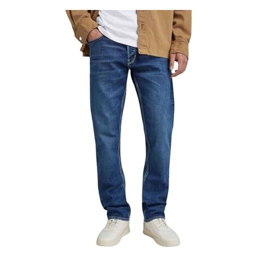 G-STAR RAW mosa straight jeans, jeans uomo, nero (worn in black moon d23692-b479-g108), 34w / 36l