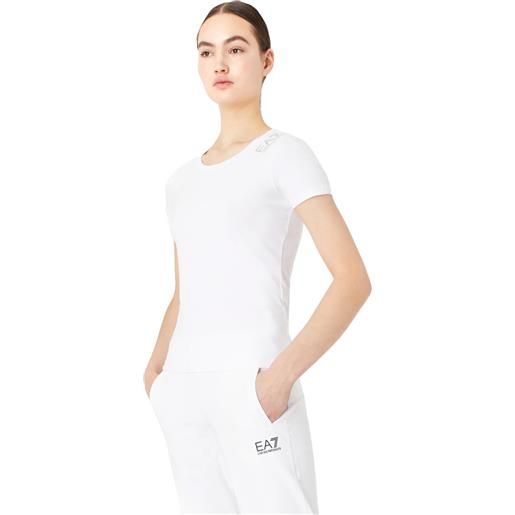 Emporio Armani 7 t-shirt core lady donna bianco