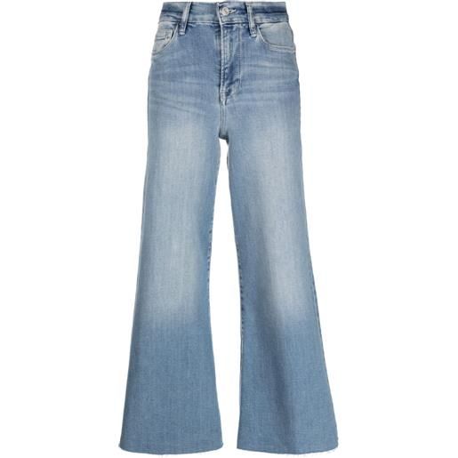 FRAME jeans svasati crop - blu