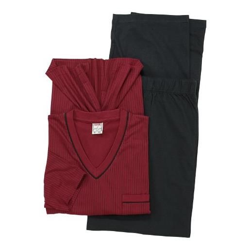 Adamo pigiama oversize moda vino rosso, 2xl-10xl: 4xl