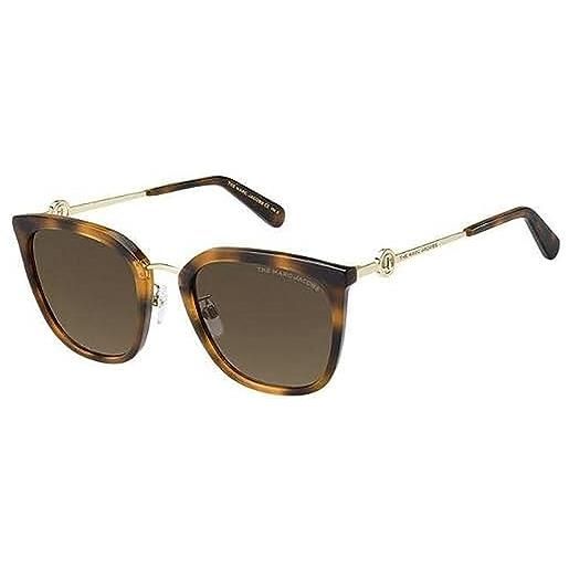 Marc Jacobs marc 608/g/s 05l/ha havana 2 sunglasses unisex polycarbonate, standard, 55 occhiali, 72 donna