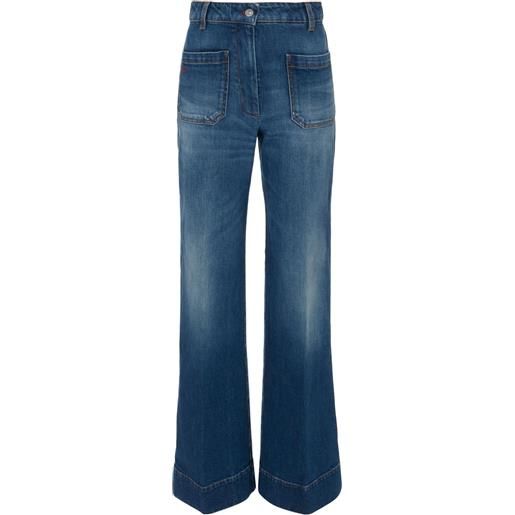 Victoria Beckham jeans alina svasati - blu