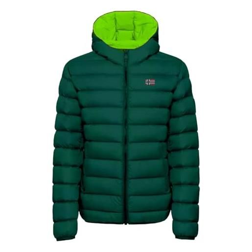 NORWAY giubbotto giacca imbottita giubbino piumino uomo con cappuccio 119150 taglia xxl colore principale forest