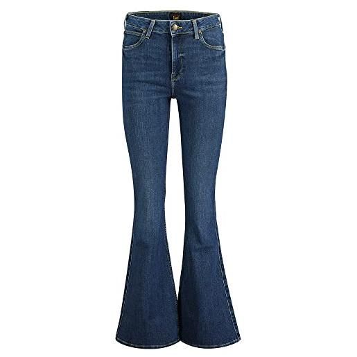 Lee breese, jeans donna, blu (jaded), 33w / 33l