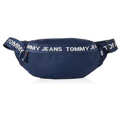 Tommy Jeans marsupio uomo essential piccolo, blu (twilight navy), taglia unica