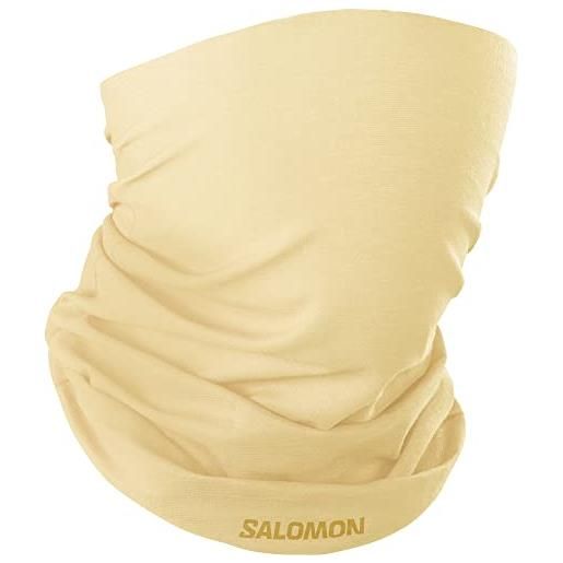 Salomon cross scaldacollo unisex, nuovo tessuto, stile, protezione, yellow