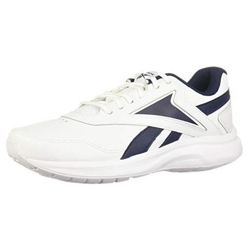 Reebok walk ultra 7 dmx max, sneaker uomo, white/conavy/croyal, 45.5 eu