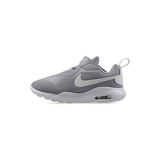 Nike air max oketo (tdv), pantofole a collo basso unisex-bimbi 0-24, grigio (wolf grey/white 000), 22 eu