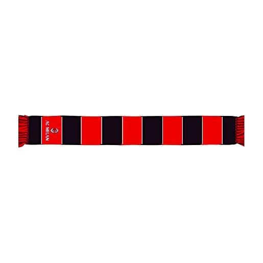 AC Milan sciarpa tubolare, prodotto ufficiale, nero/rosso