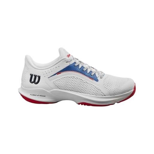 Wilson hurakn 2.0, scarpe da tennis donna, bianco deja vu blu rosso, 36 eu