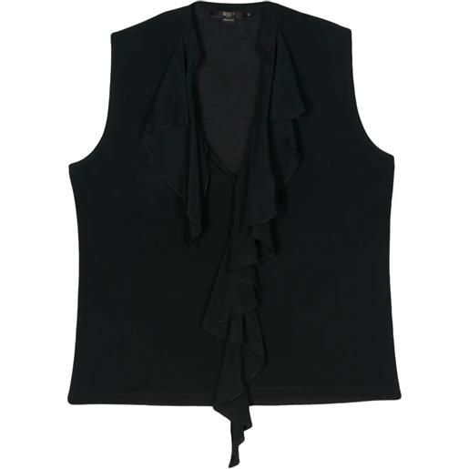Seventy sleeveless top with rouches