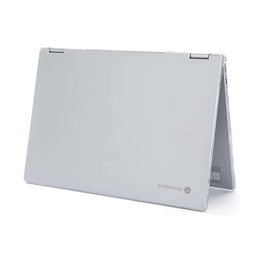 mCover custodia compatibile solo per notebook convertibile acer chromebook spin 514 cp514-1h serie 2020 ~ 2022 da 14 (non adatto ad altri modelli acer), trasparente