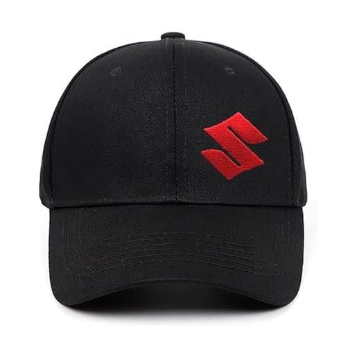 TUIGGI berretto da baseball per auto, per suzuki jimny 2018-2023 cappello visiera curva cappellino da con stemma cappellino da pilota, a-1