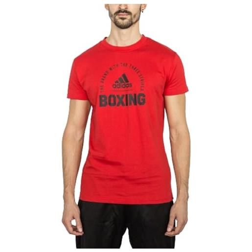 Adidas community 21 t-shirt boxing, blackwhite, l unisex-adulto