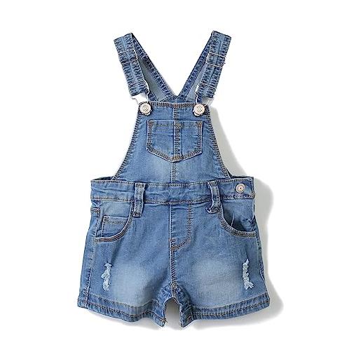 KIDSCOOL SPACE pantaloncini di jeans per neonato e ragazza, pantaloncini estivi carini in denim per bambini, blu, 2-3 anni