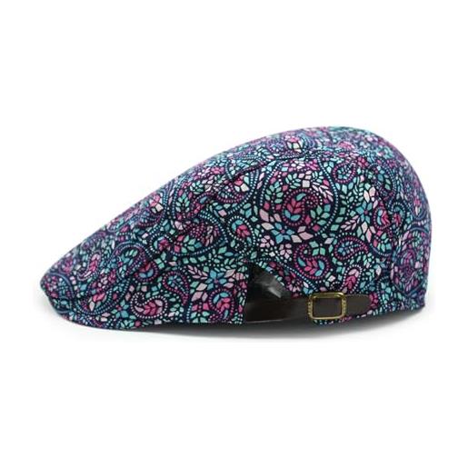 CLoxks berretto cappello da uomo e da donna cappello parasole leggero alla moda cappello da donna per il tempo libero all'aperto protezione solare cappello con lingua d'anatra traspirante 56-59 cm n. 21 co