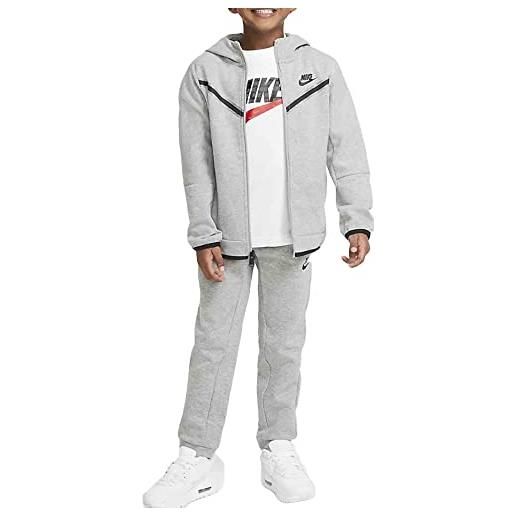 Nike tuta da bambini tech fleece grigia taglia 6-7 a codice 86h052-042