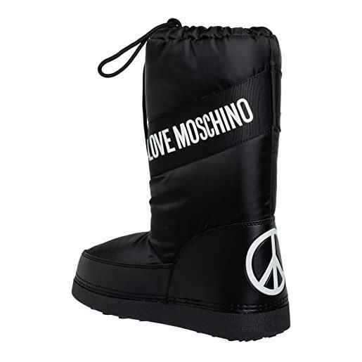 Love Moschino stivali da neve donna black 37-38 eu