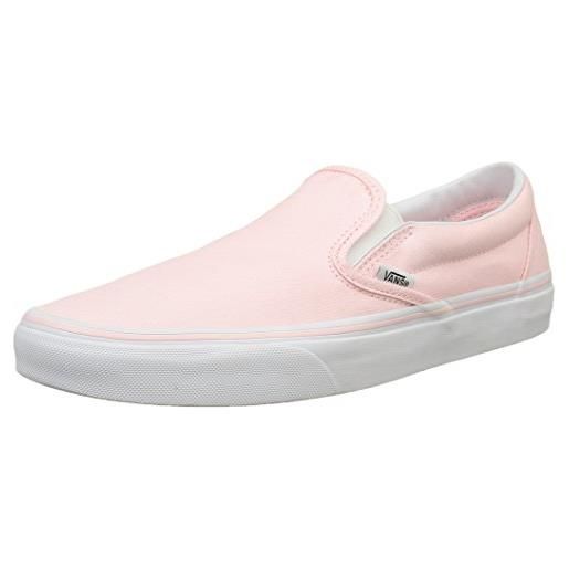 Vans classic slip-on scarpe da ginnastica basse, unisex adulto, rosa (ballerina/true white), 36 eu