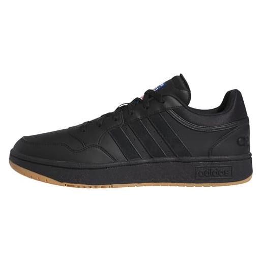 adidas hoops 3.0 low classic vintage shoes, shoes - low (non football) uomo, ftwr white/ftwr white/core black, 47 1/3 eu