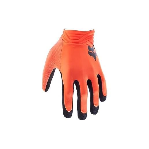 Fox Racing airline - guanti da motocross, arancione fluorescente, taglia l