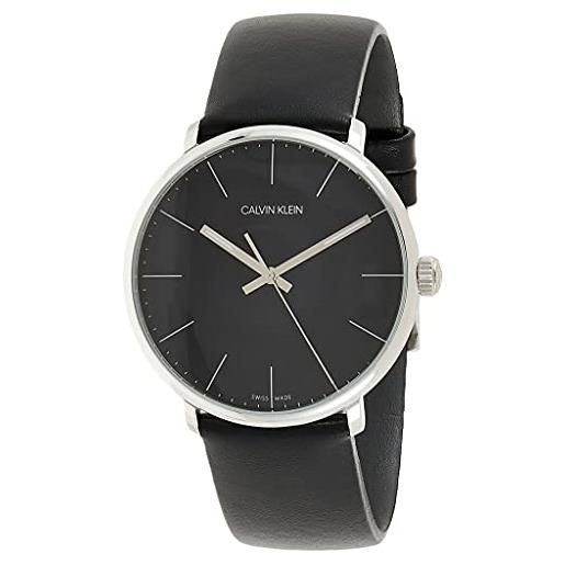 Calvin Klein orologio high noon k8m211c1 - analogico al quarzo da unisex in pelle genuina