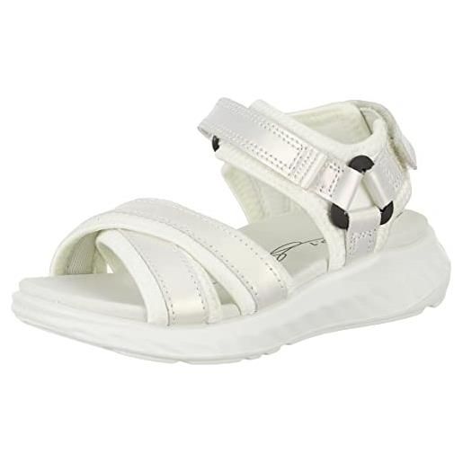 Ecco sp. 1 lite sandal k, white/white iridescent shimmer, 34 eu