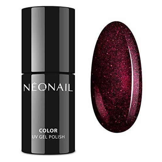 NÉONAIL neonail 8189-7 - smalto per unghie con glitter uv, 7,2 ml, colore: rosso "shining joy"