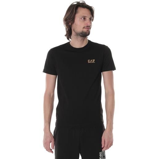 Emporio Armani 7 ea7 t-shirt logo uomo nero