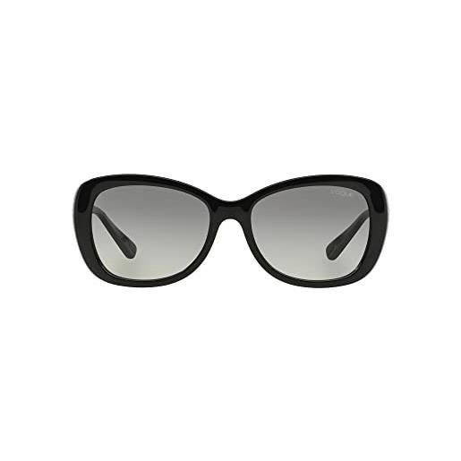 Vogue Eyewear 0vo2943sb w44/11 55 occhiali da sole, nero (black/gradient), donna