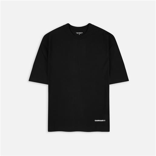 Carhartt WIP link script t-shirt black/white uomo