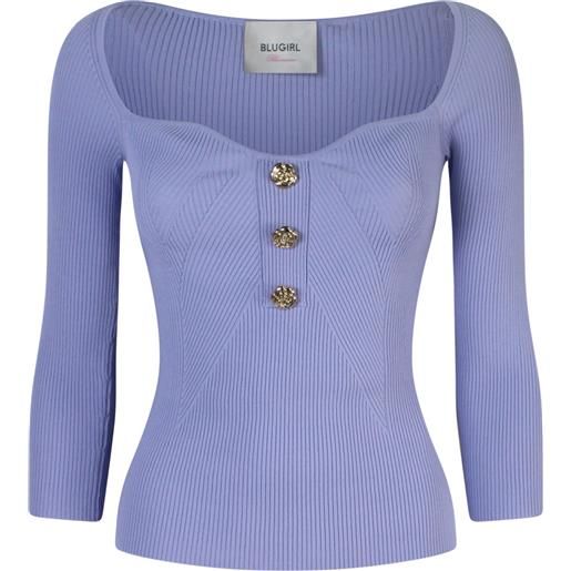 BLUGIRL maglia lilla per donna